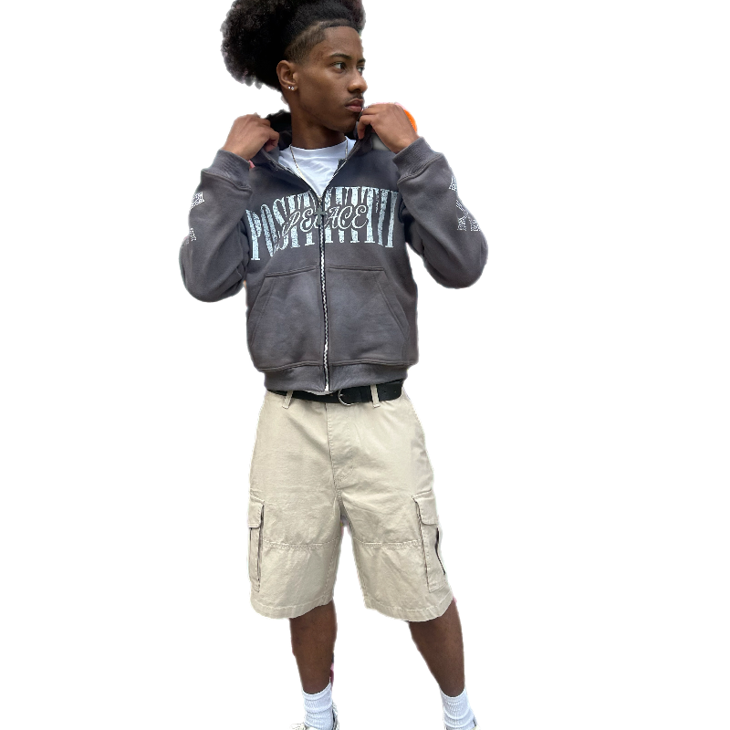 "Peace And Positivity Zip Up"